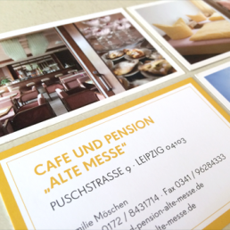 Vistenkarten Pension Alte Messe Leipzig